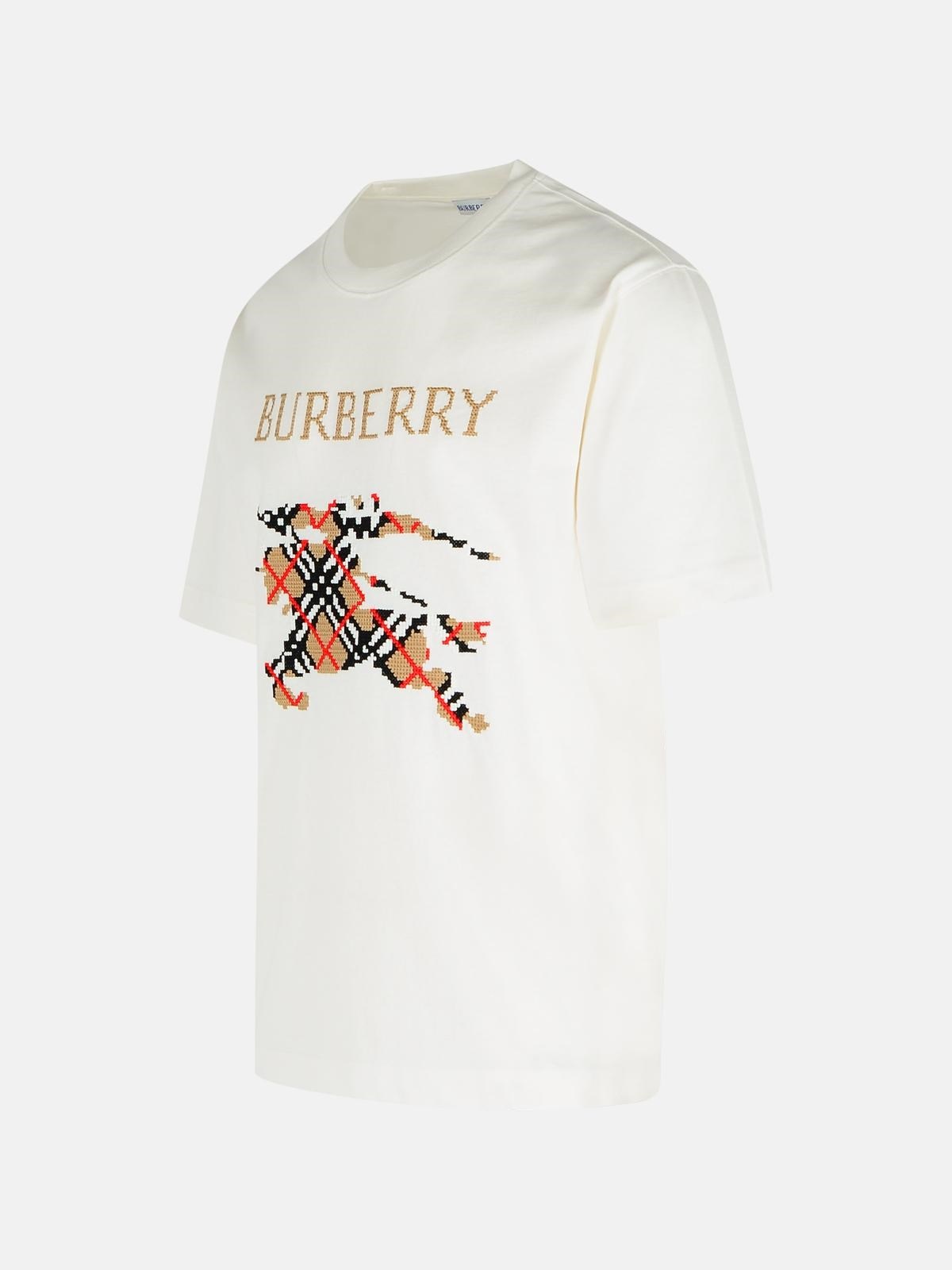 'RYAN' WHITE COTTON T-SHIRT - 2