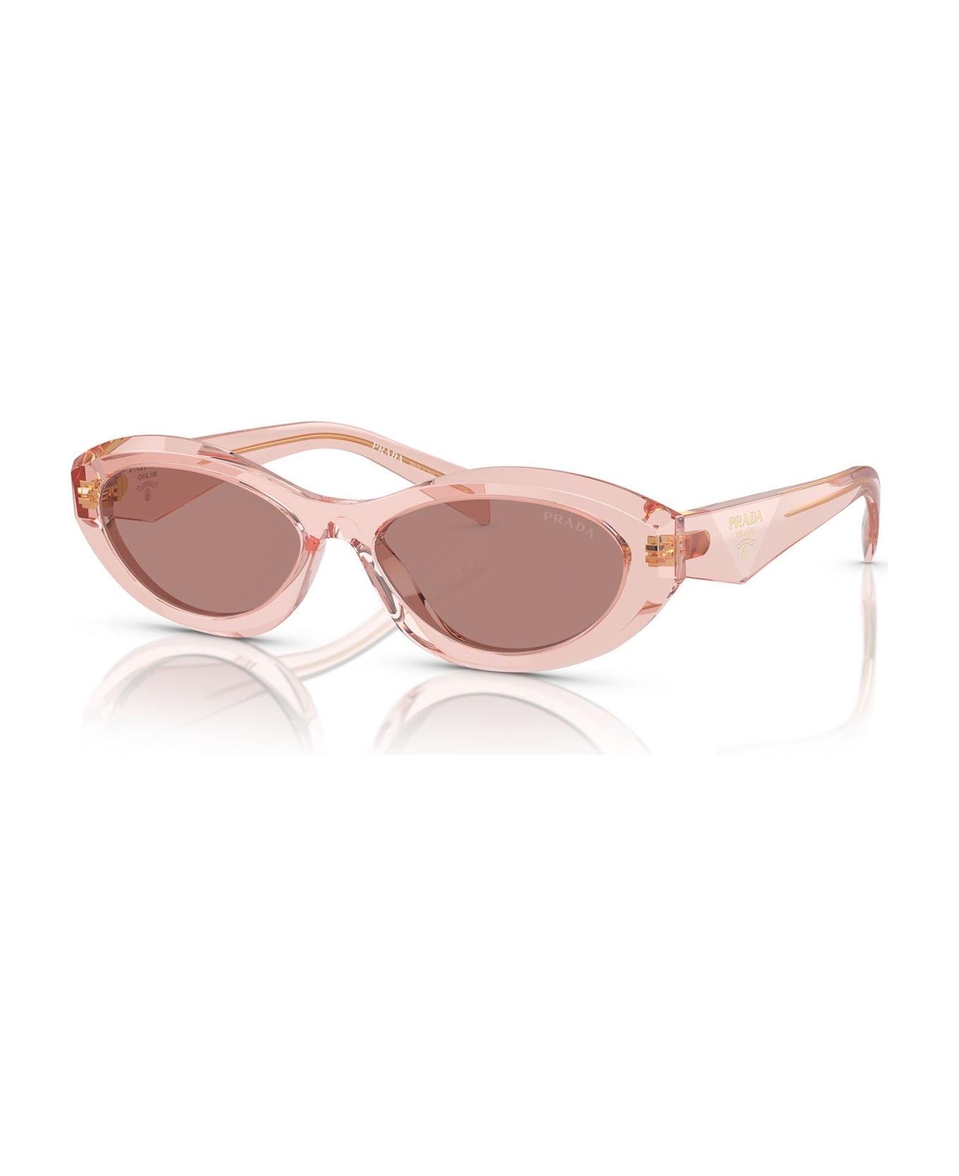 Pr 26zs Transparent Peach Sunglasses - 2