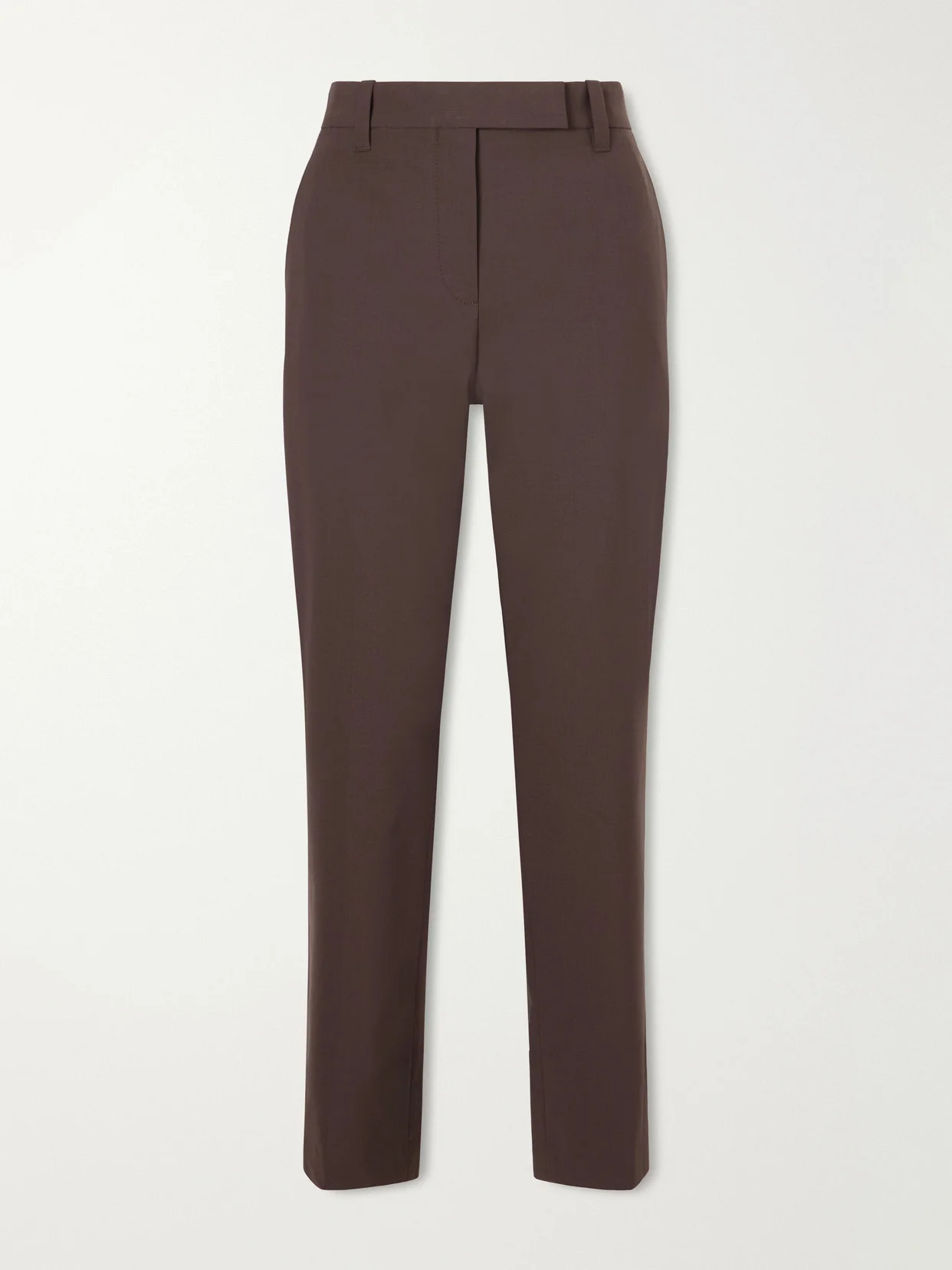 Tapered Wool-blend Pants - 1