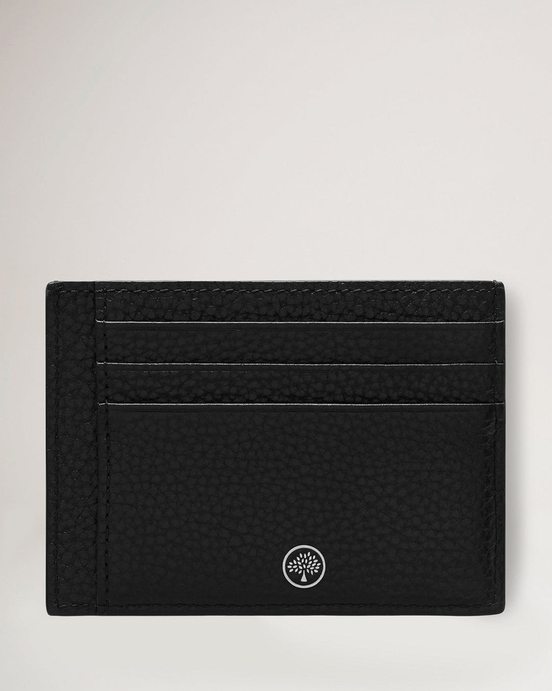 Mulberry Card Holder Black Small Classic Grain outlook