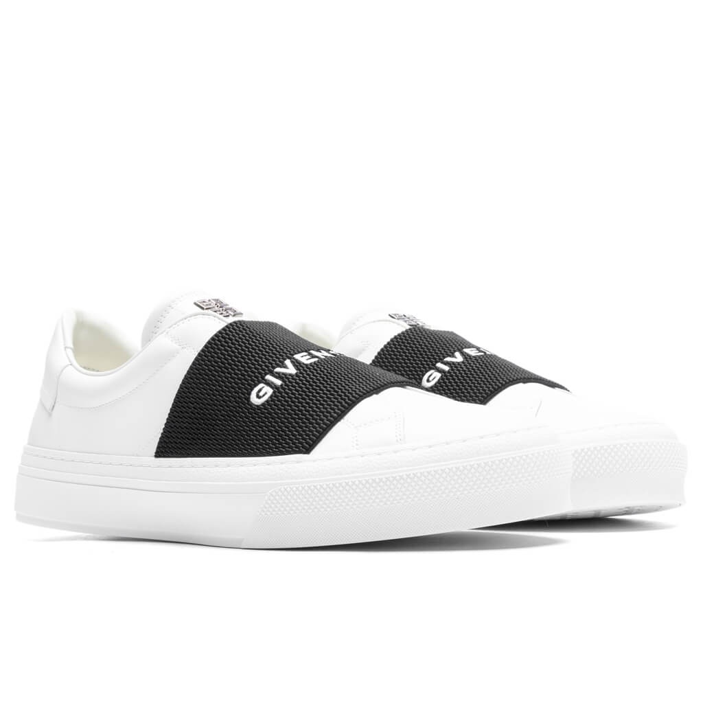 CITY SPORT SNEAKERS W/ ELASTIC - WHITE/BLACK - 2