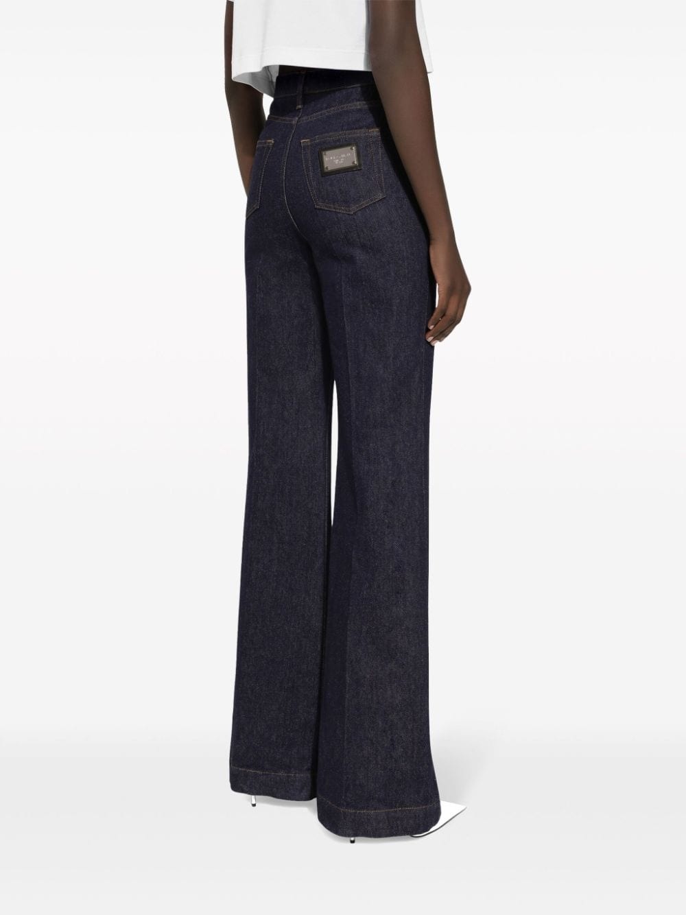 high-rise flared jeans - 5