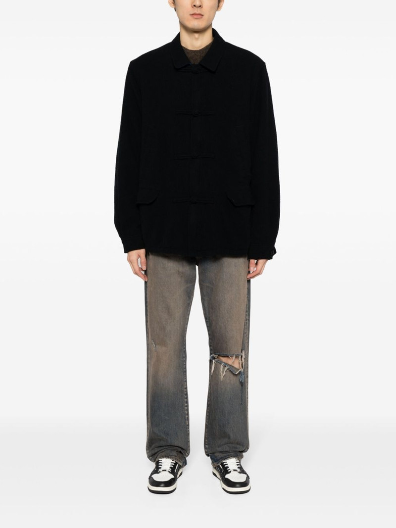 UNDERCOVER spread-collar wool jacket outlook