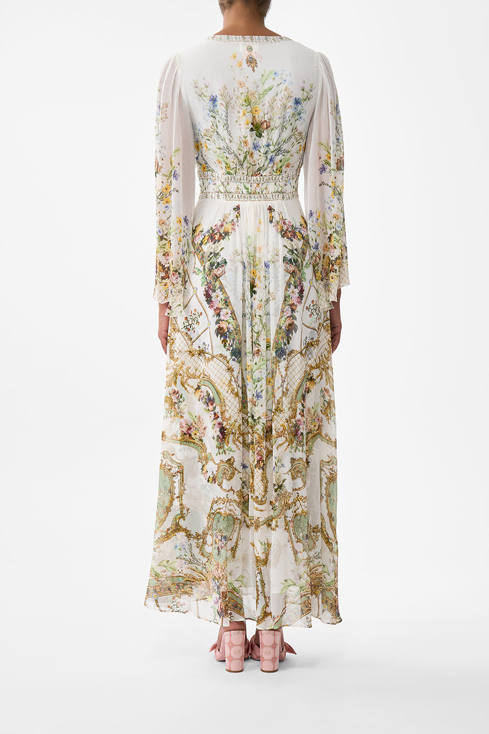 FLARED SLEEVE DRESS - 3
