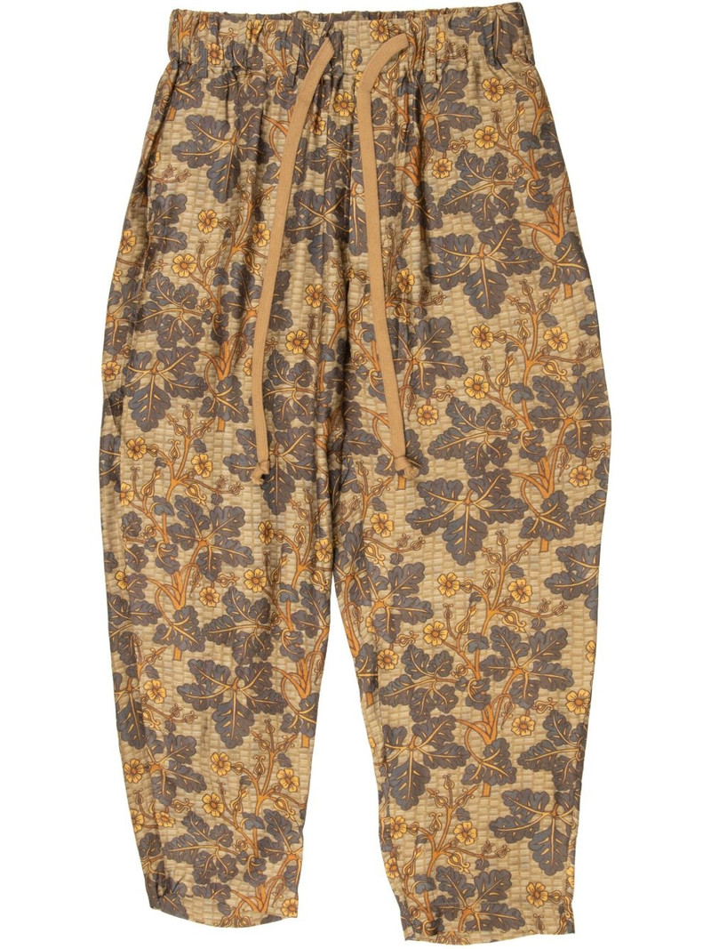 floral-print trousers 1