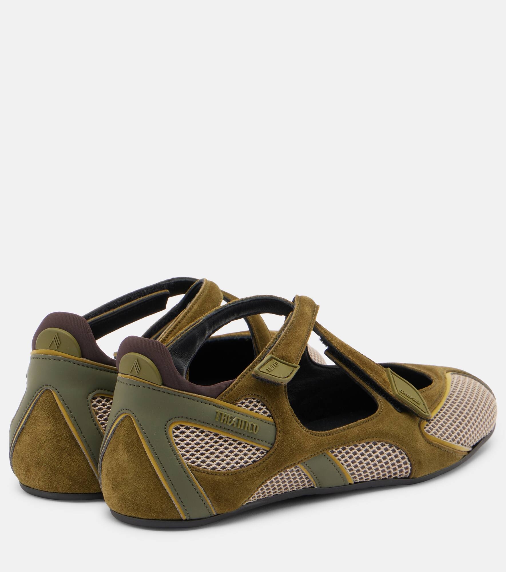 Floor 01 suede and mesh ballet flats - 2