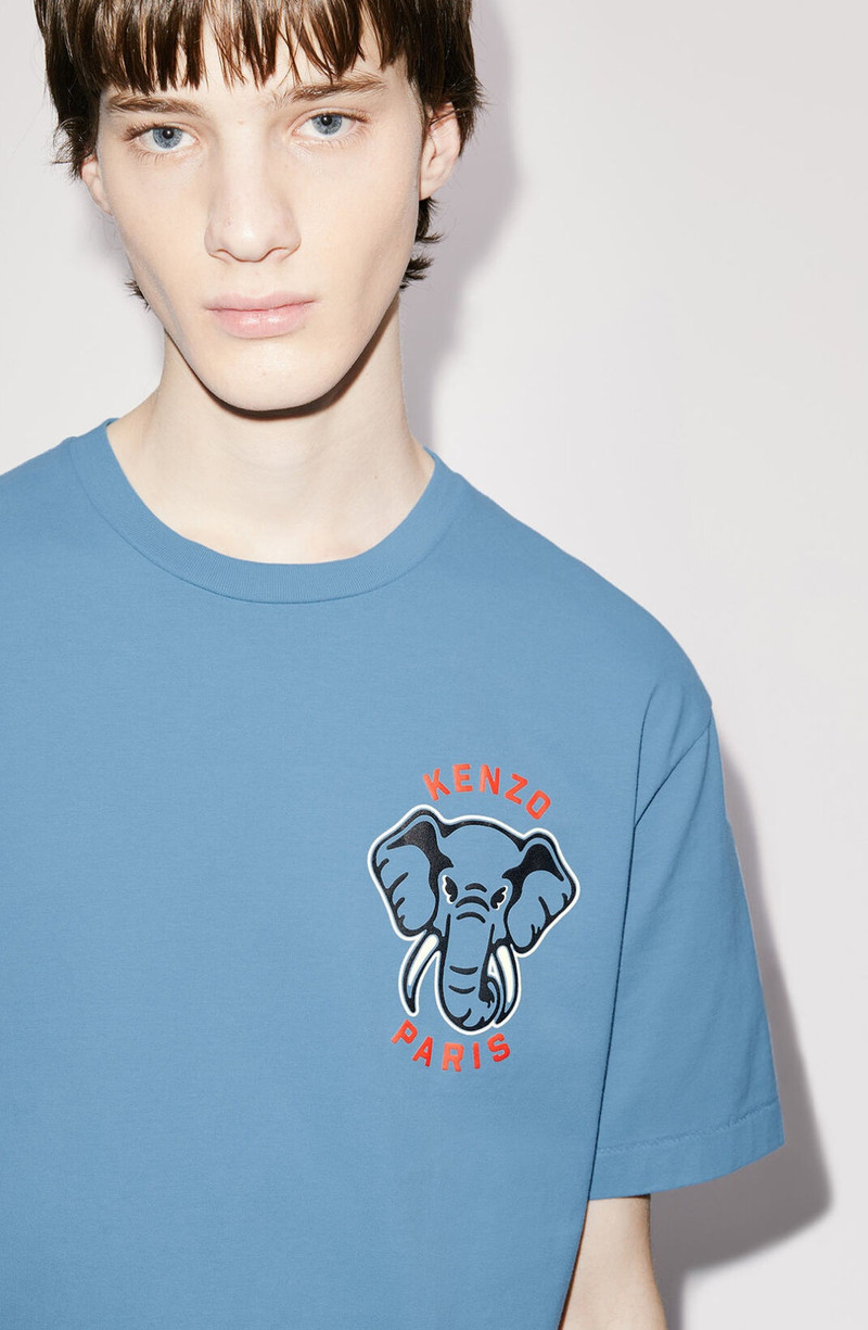 'Varsity Jungle' Elephant KENZO T-shirt 6