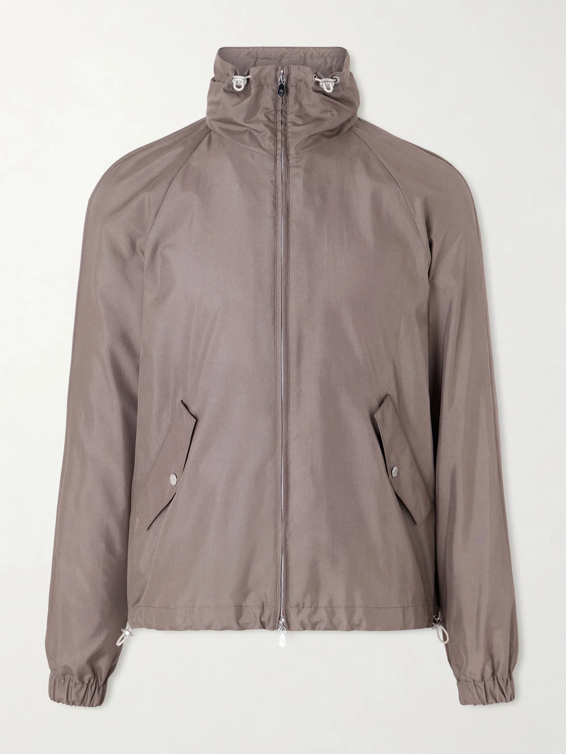 Silk-Blend Bomber Jacket - 1