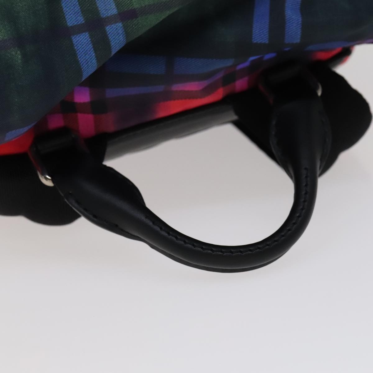 Burberry Nova Check Backpack Nylon Black Rainbow - 7