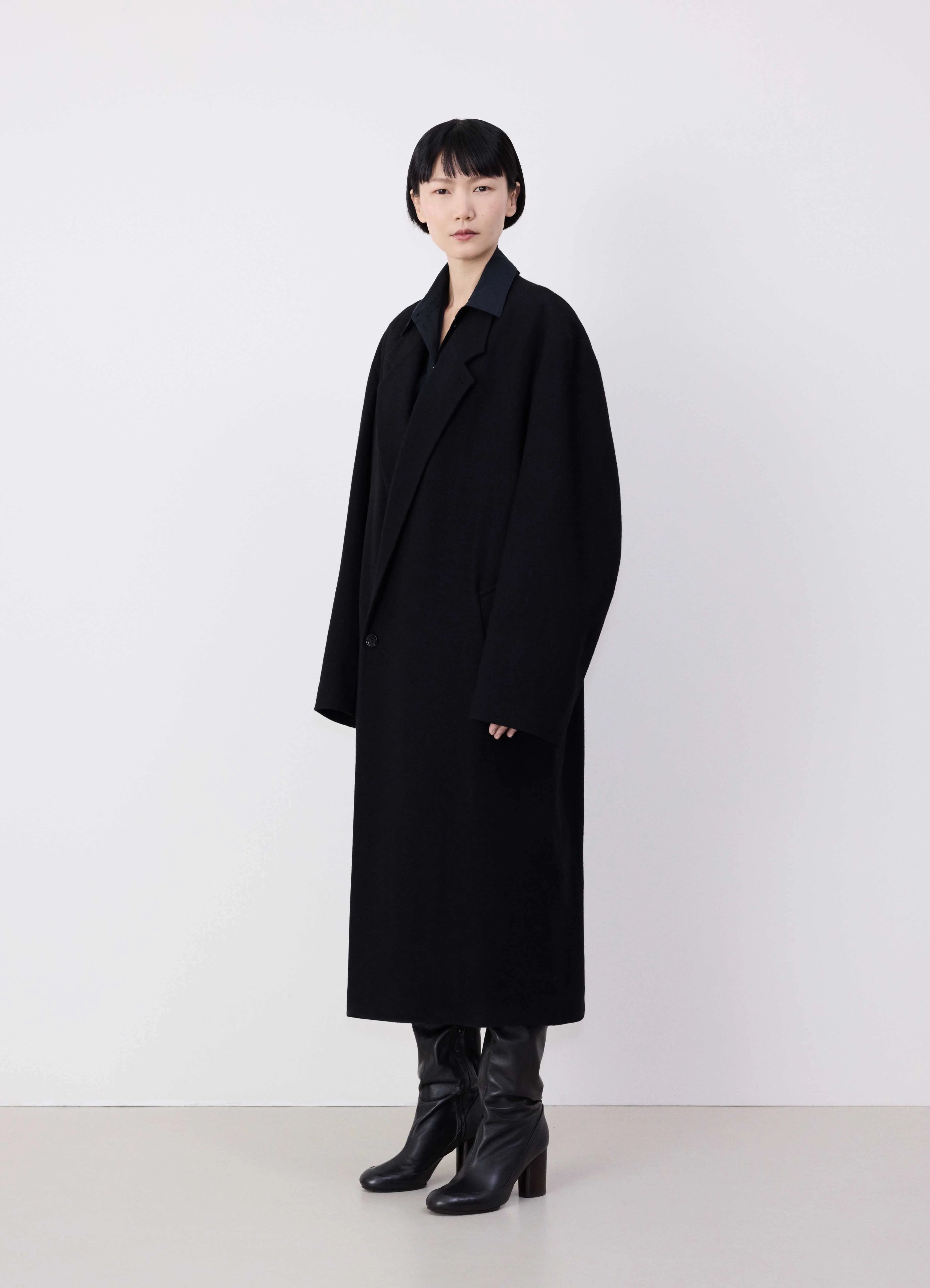 MAXI DOUBLE BREASTED COAT - 2