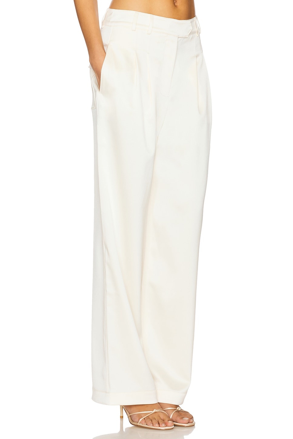 Satin Relaxed Pant - 2