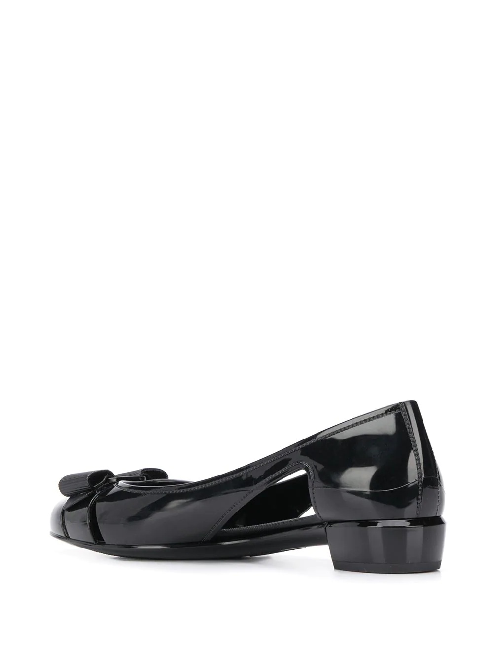 bow-detail flat pumps - 3