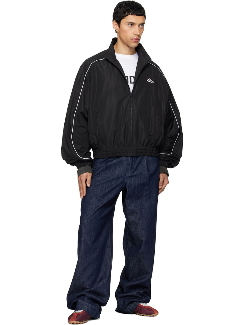 We11done Black 'WE11DONE' Layered Track Jacket outlook