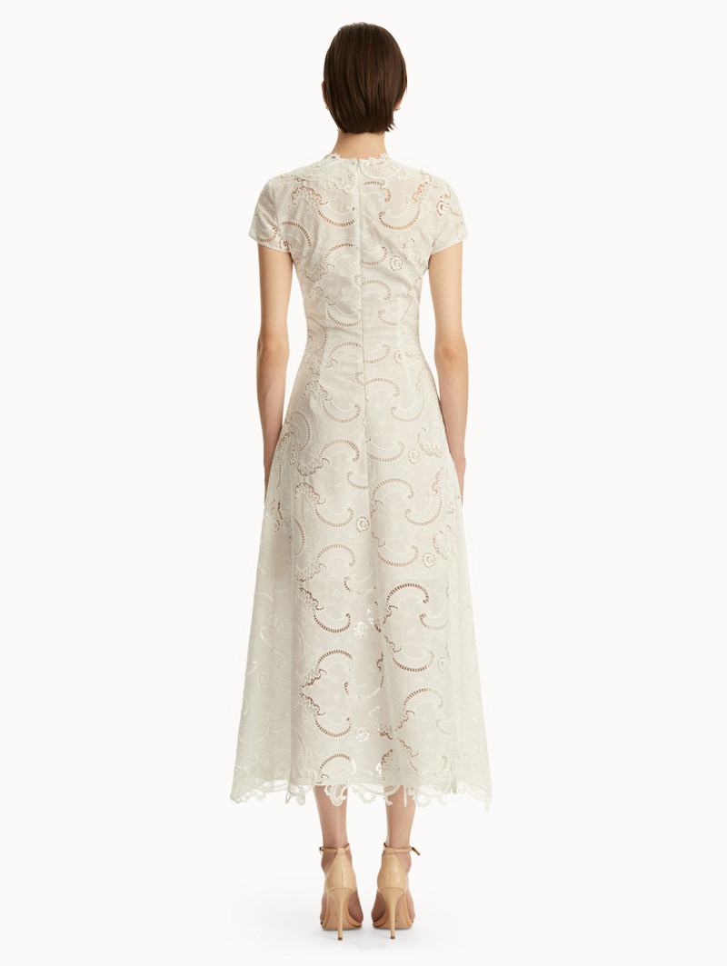 SCROLL GUIPURE DRESS 3