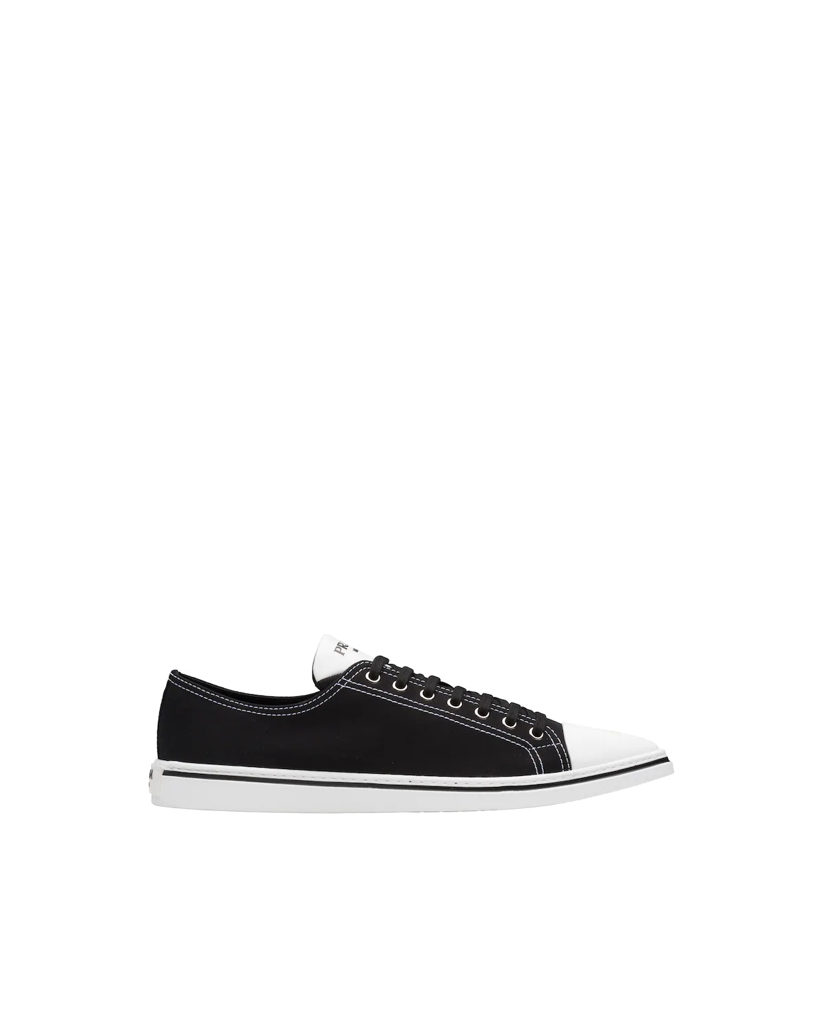 Cotton gabardine pointy sneakers - 2