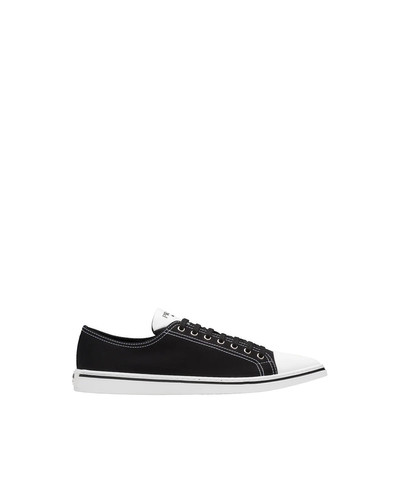 Prada Cotton gabardine pointy sneakers outlook