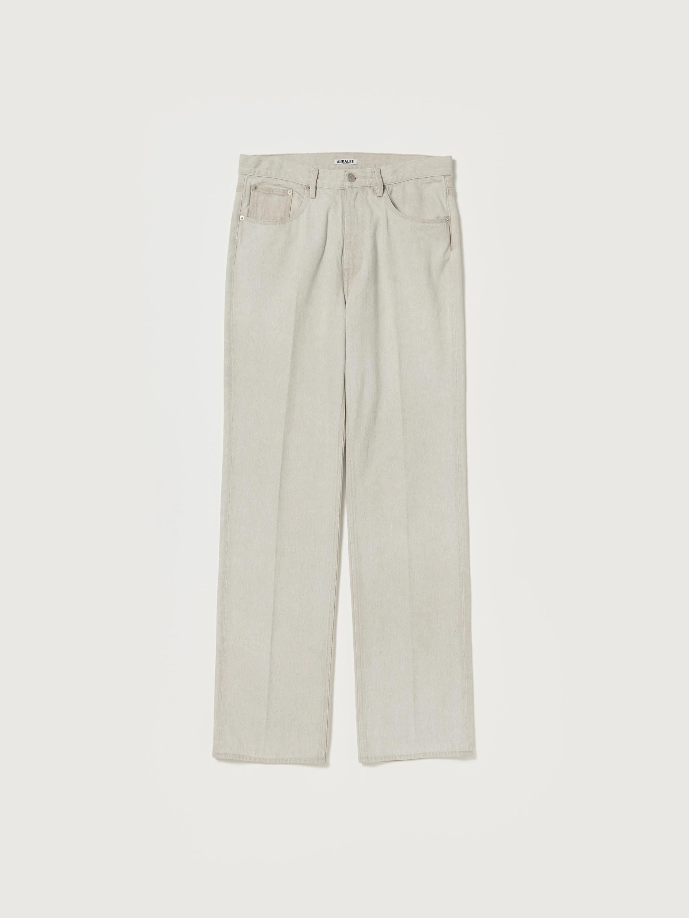 FADED HARD TWIST BROWN DENIM 5P PANTS - 1