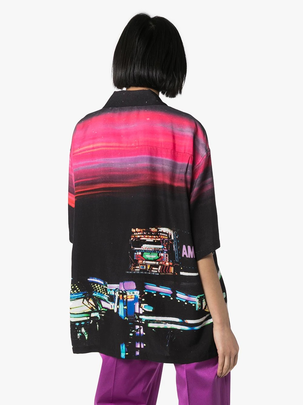 Dekotora graphic logo print shirt - 4