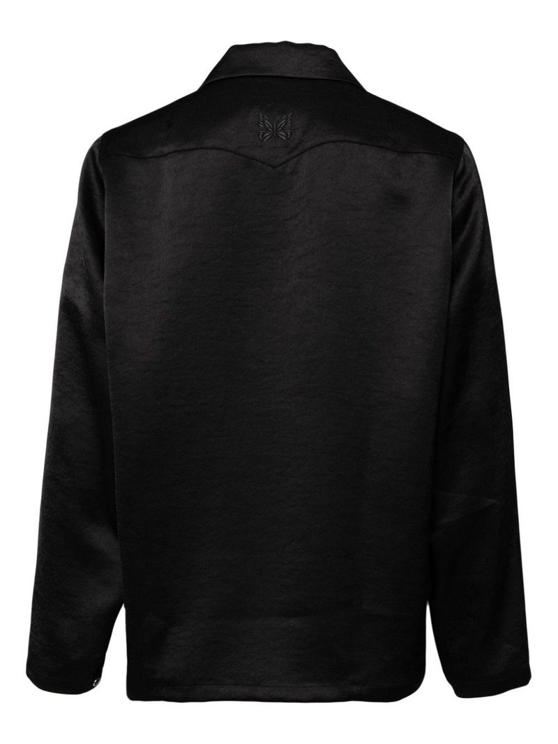 NEEDLES butterfly-embroidered shirt outlook