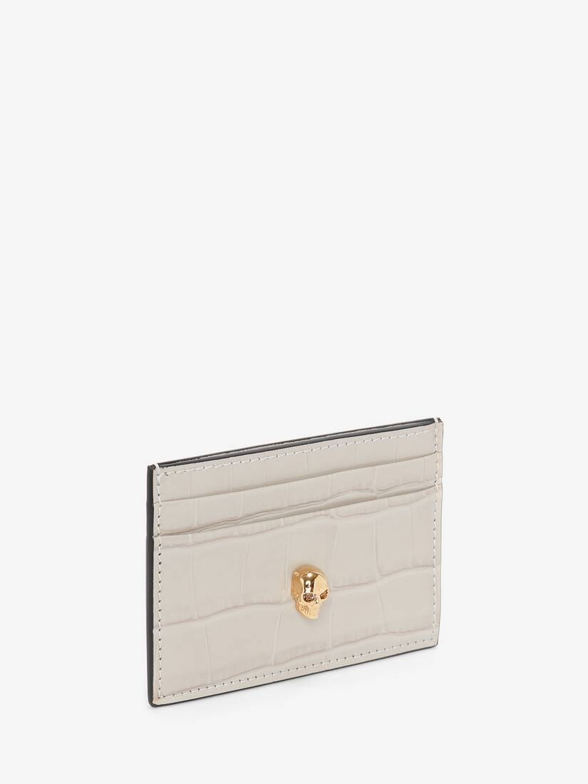 Skull Card Holder in Grey - 2