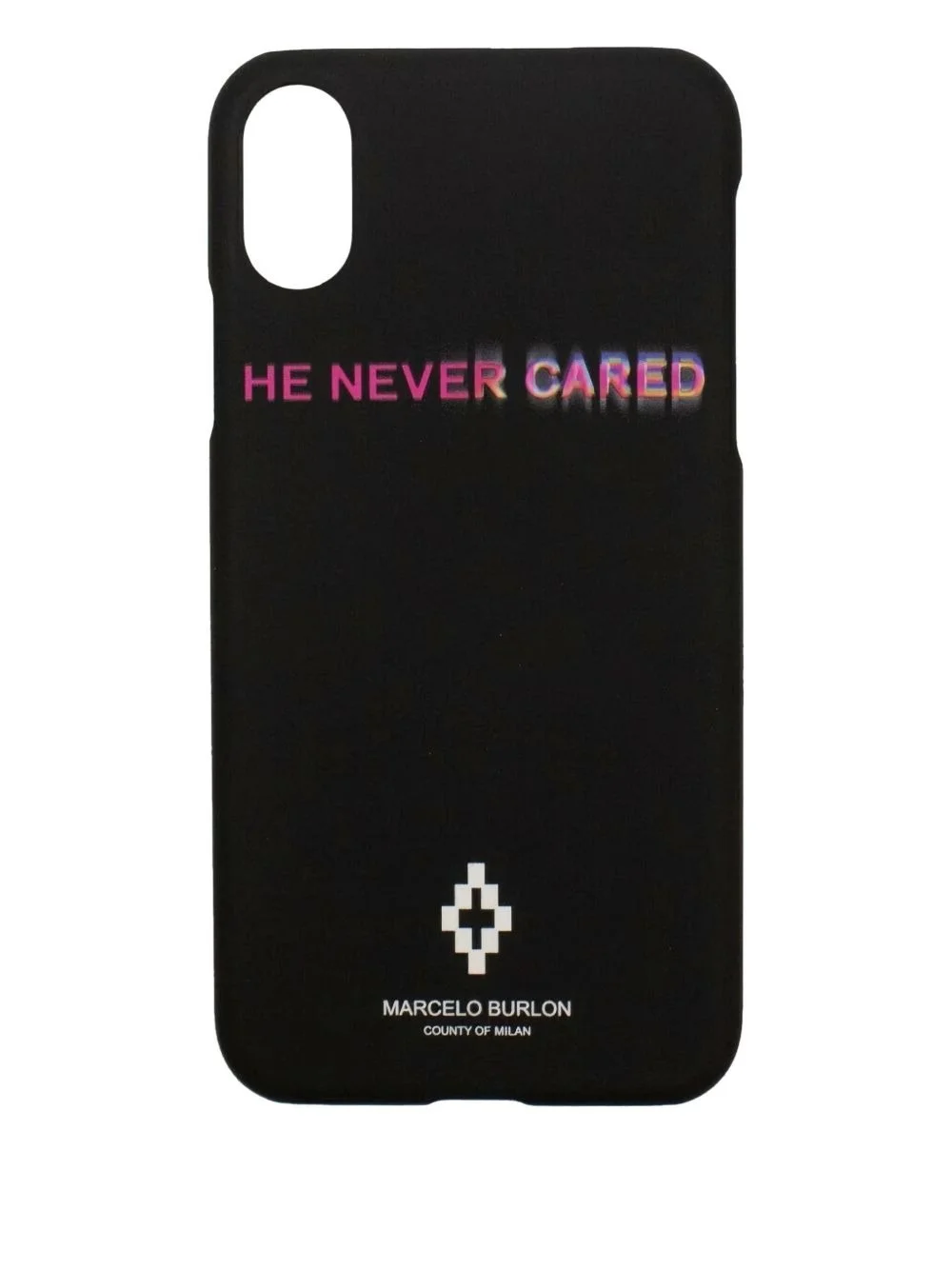 He Never Cared iPhone X case - 1