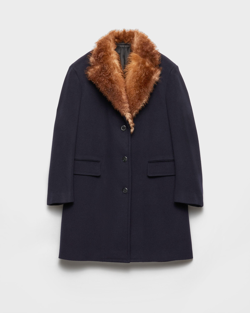 Single-breasted cloth coat 1