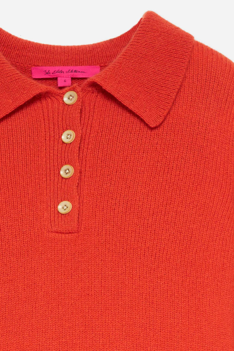 The Elder Statesman WOMEN'S FITTED POLO outlook