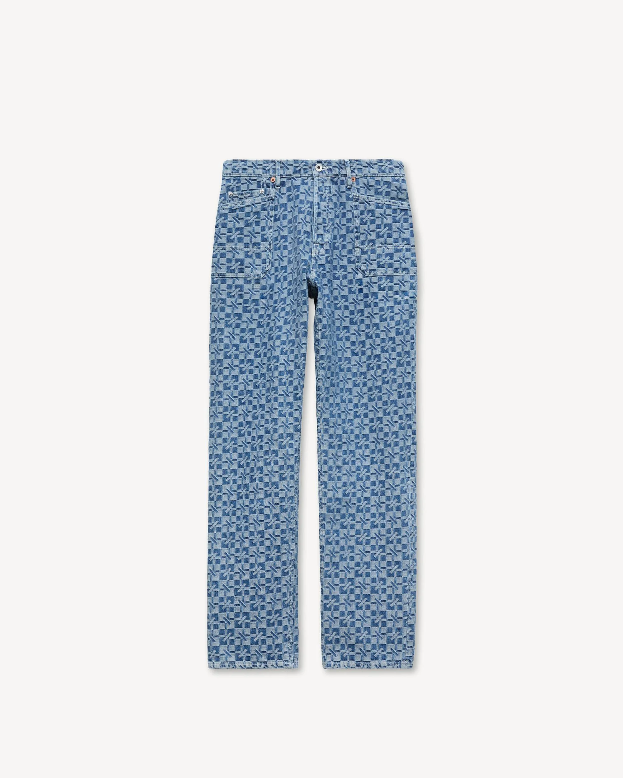 'Kenzogram' cargo monkey fit jeans in japanese denim - 1