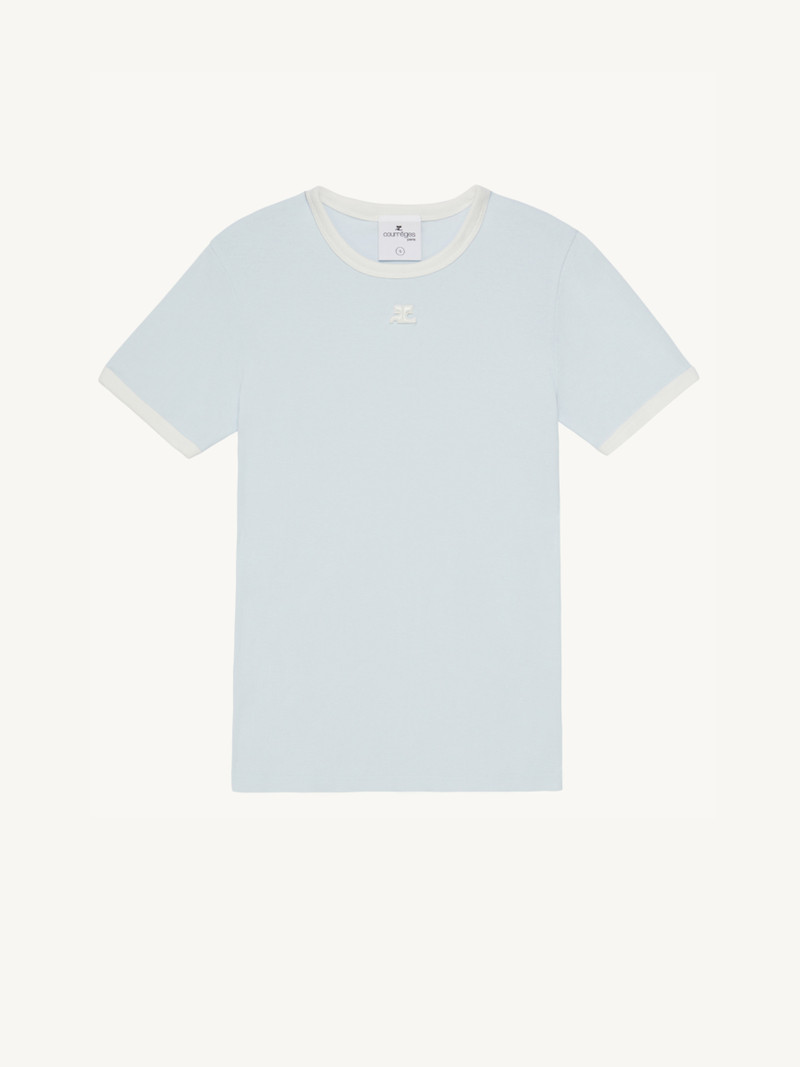 BUMPY CONTRAST T-SHIRT - 1