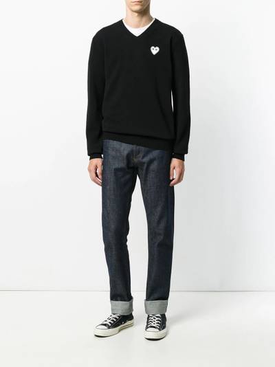 Comme des Garçons PLAY V-neck pullover outlook