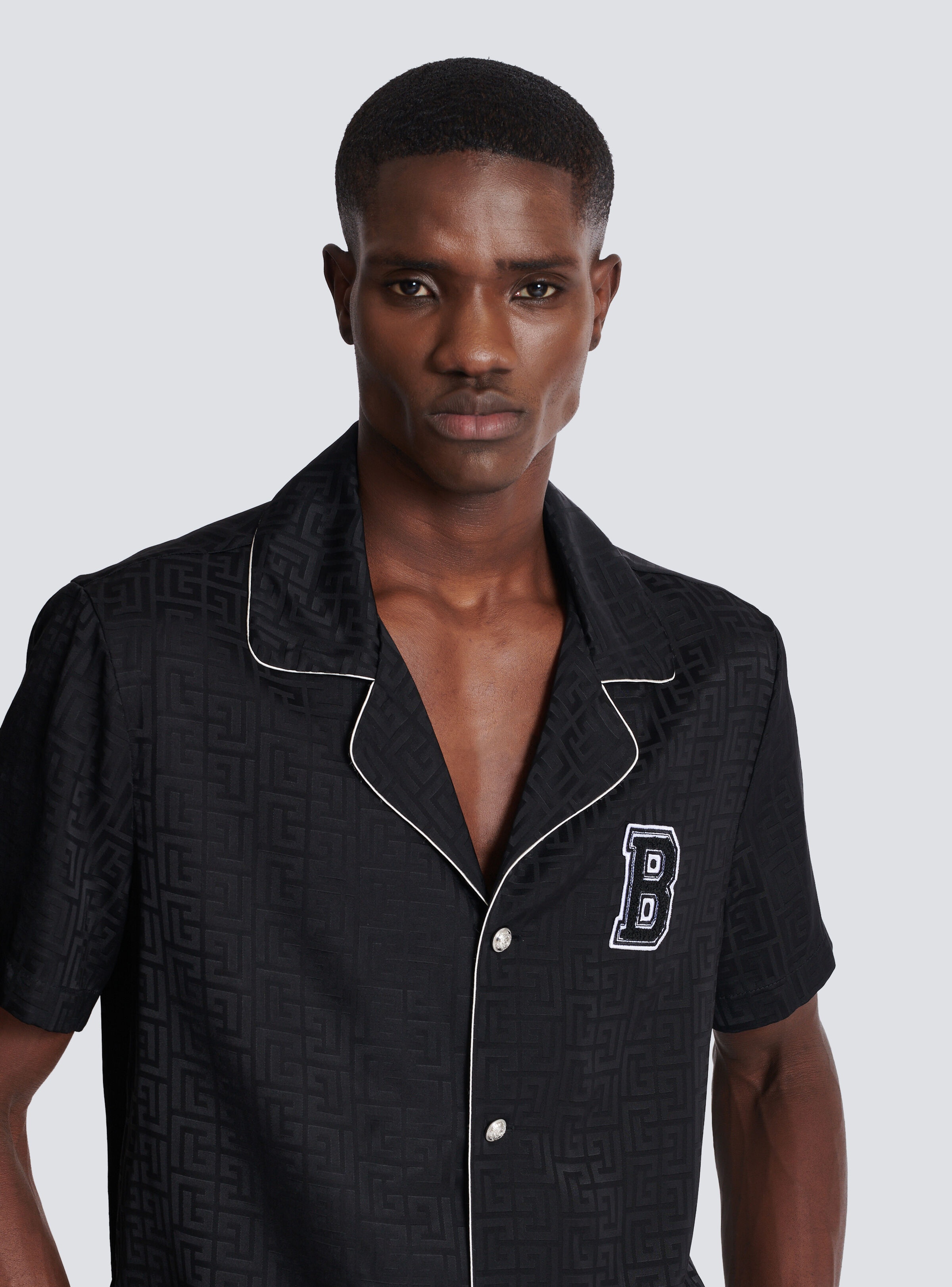 Balmain Varsity pyjama shirt - 7