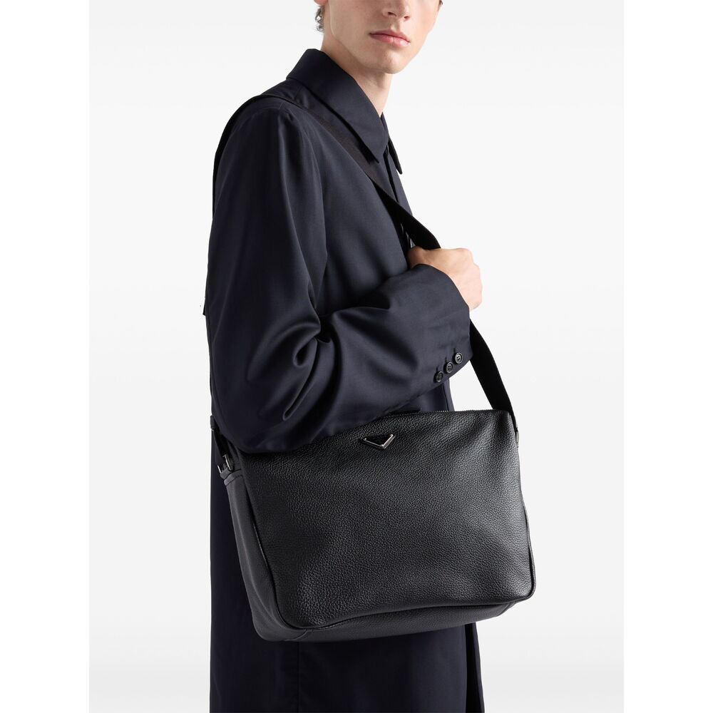 Prada Black Shoulder Bags Men - 6