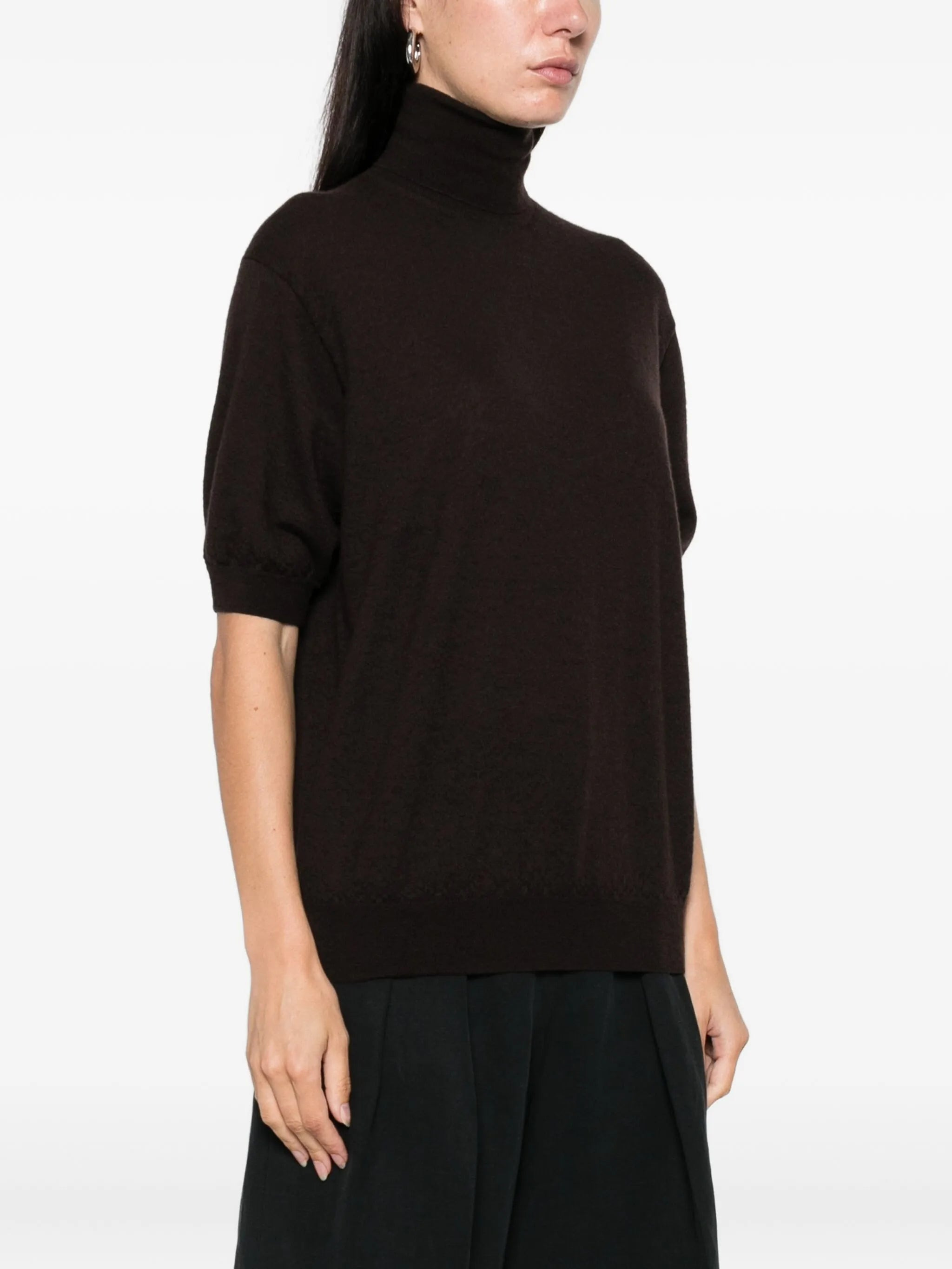 Prada Short-sleeved Roll-neck Top - 3