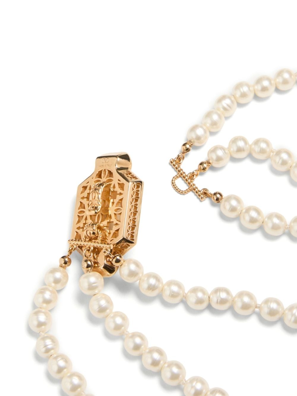 pearl-embellished necklace - 4