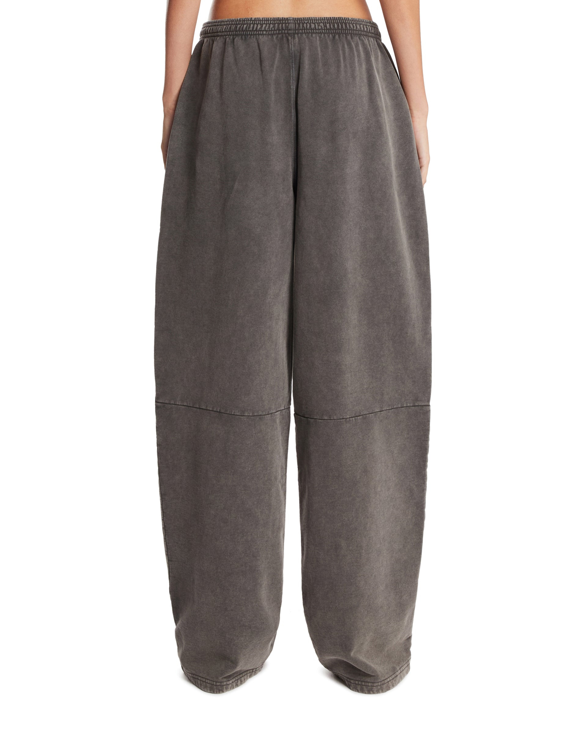 Gray Wide-Leg Sweatpants - 3