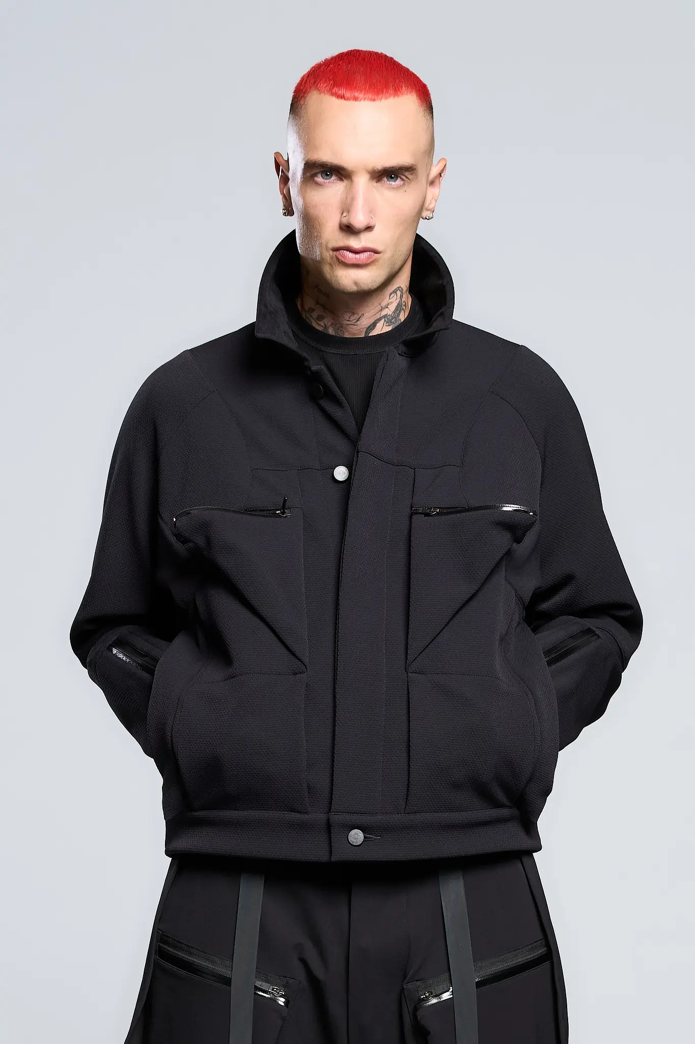 J107-SS schoeller 3XDRY WB-400 Jacket Black – NOMAD