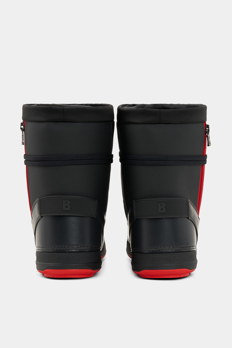 Laax Snow boots in Black/Red 5
