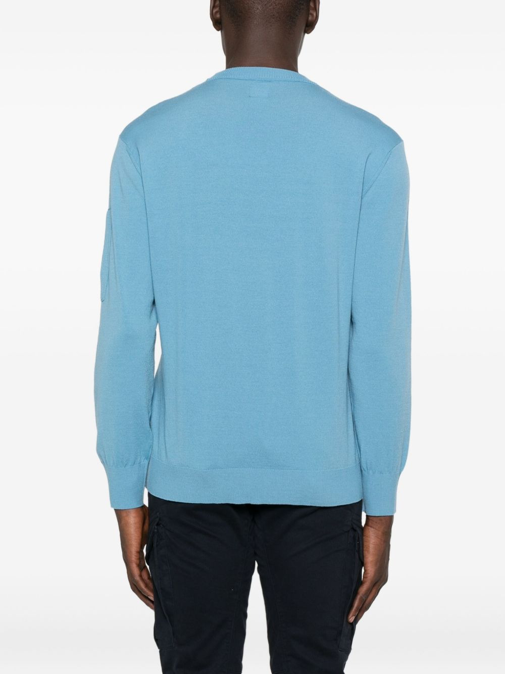 lens-detail wool sweater - 4