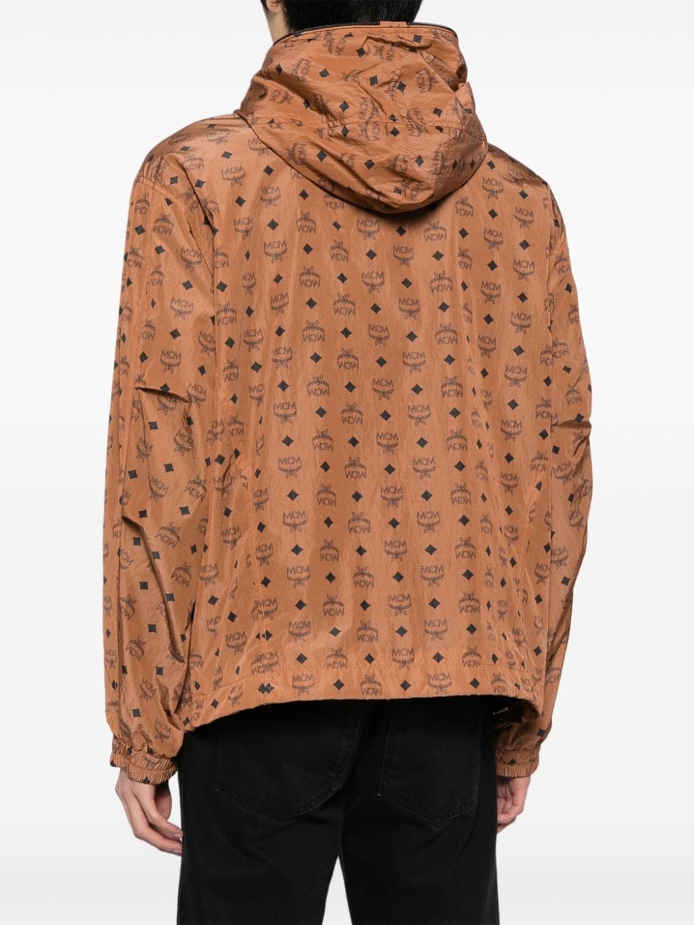 Visetos-print hooded jacket - 4