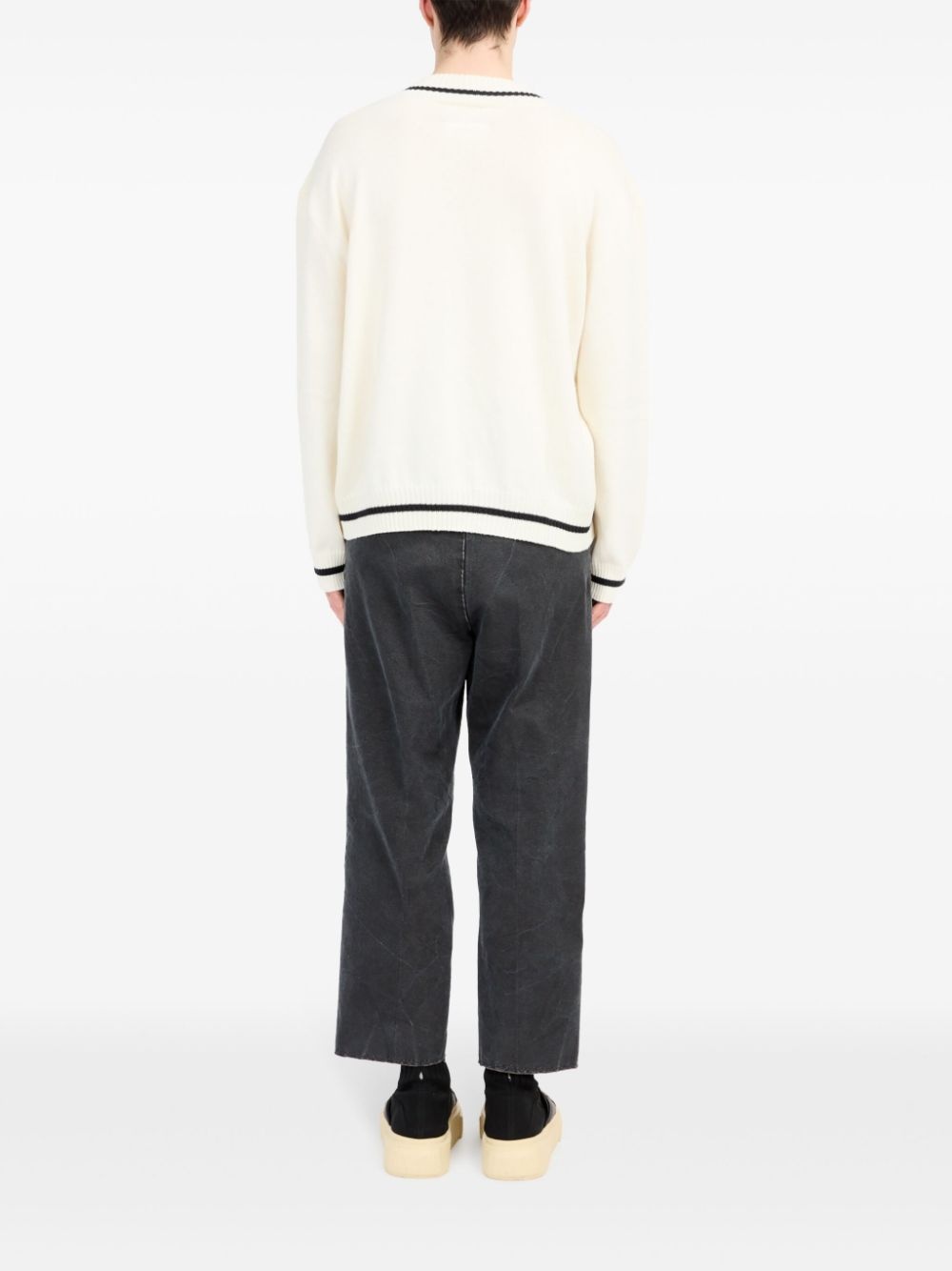 numbers-motif jumper - 4