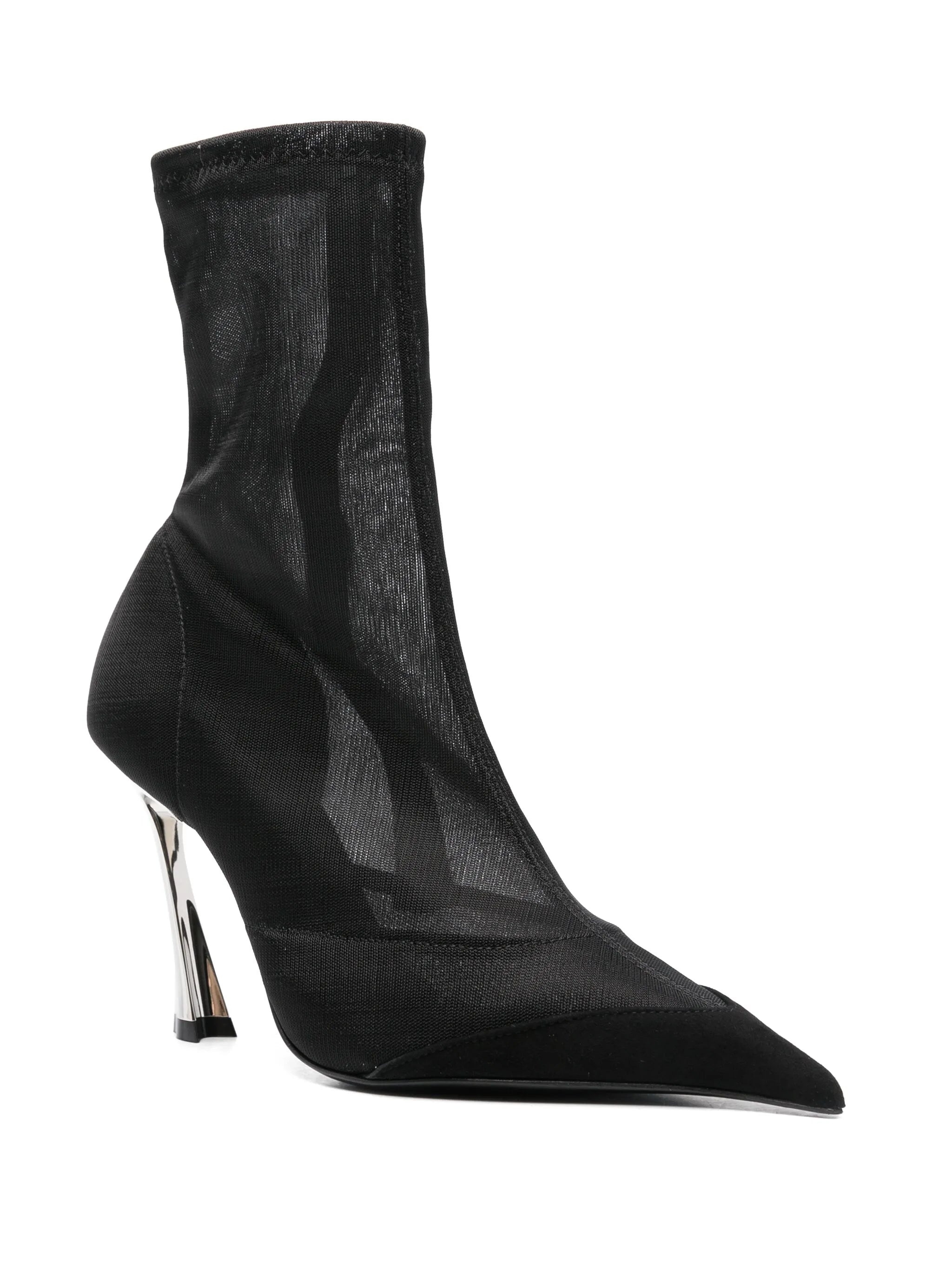 95mm Mesh Ankle Boots - 3