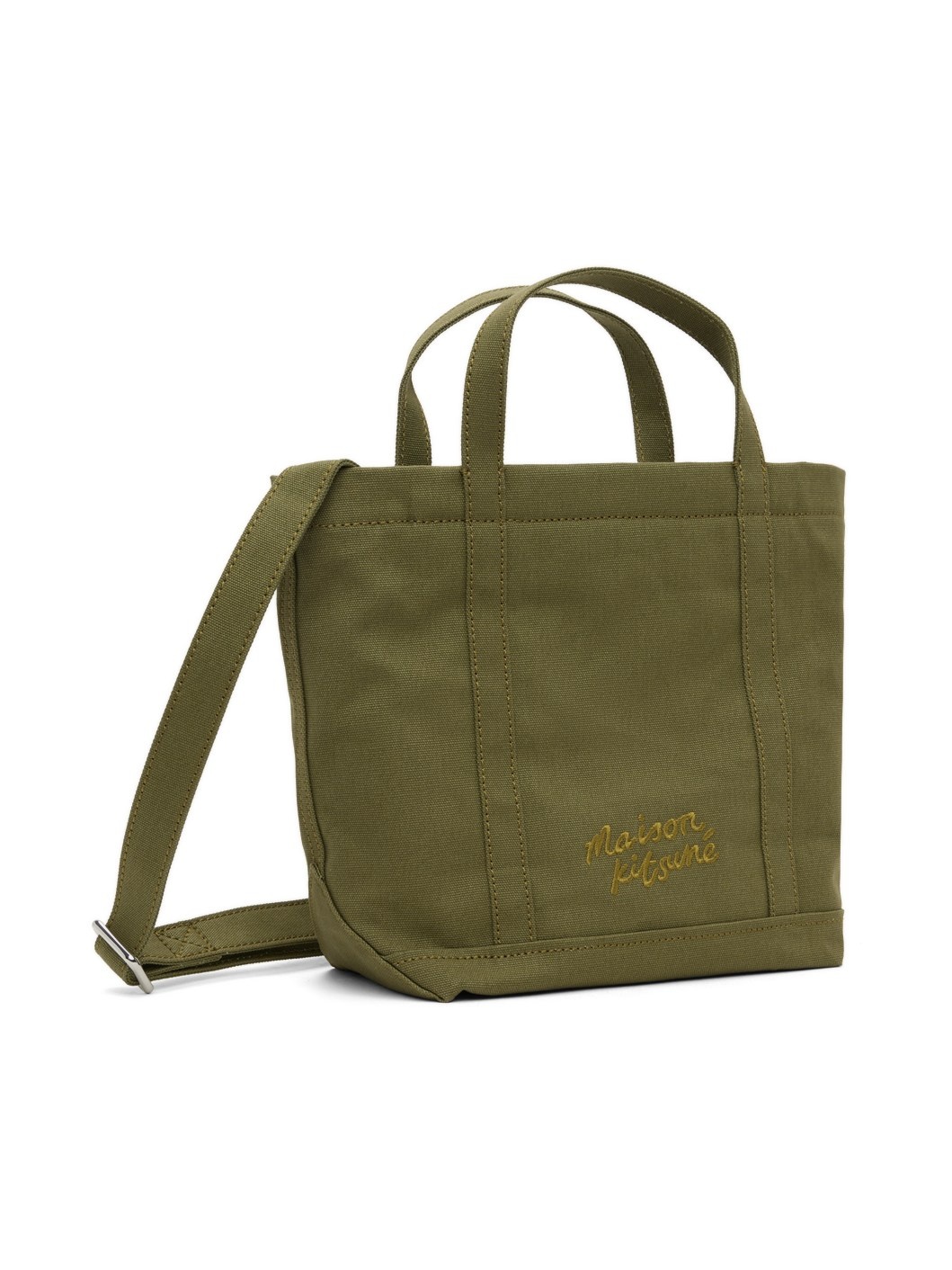 Khaki Fox Head Small Tote - 3