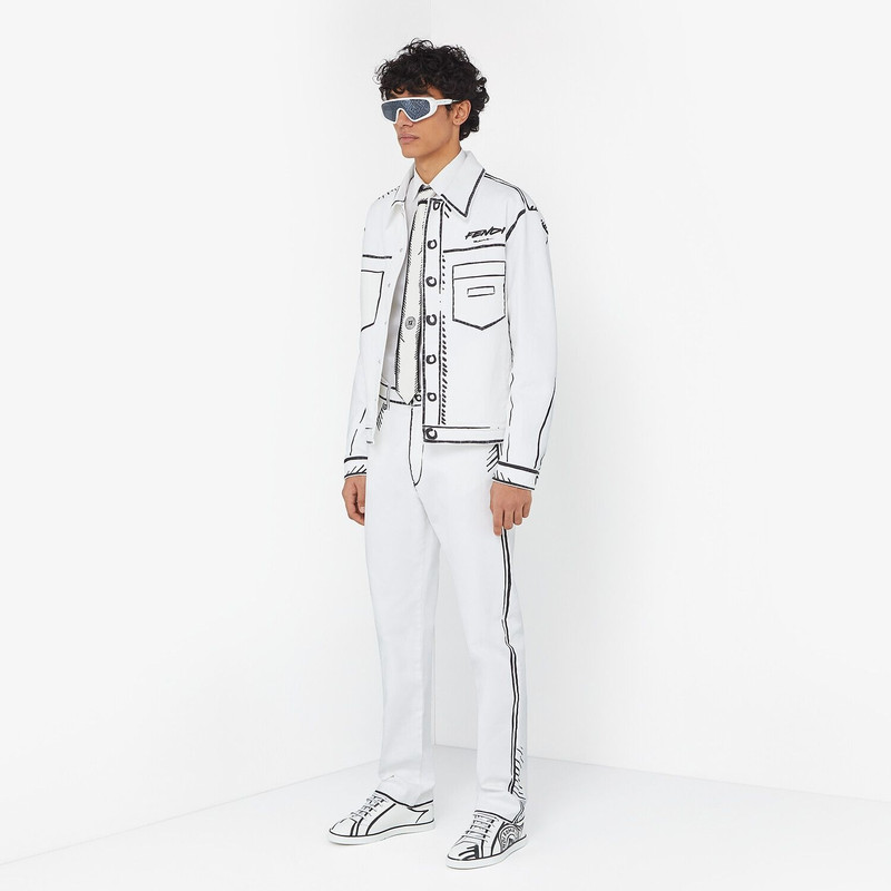 Fendi Roma Joshua Vides denim jacket 4