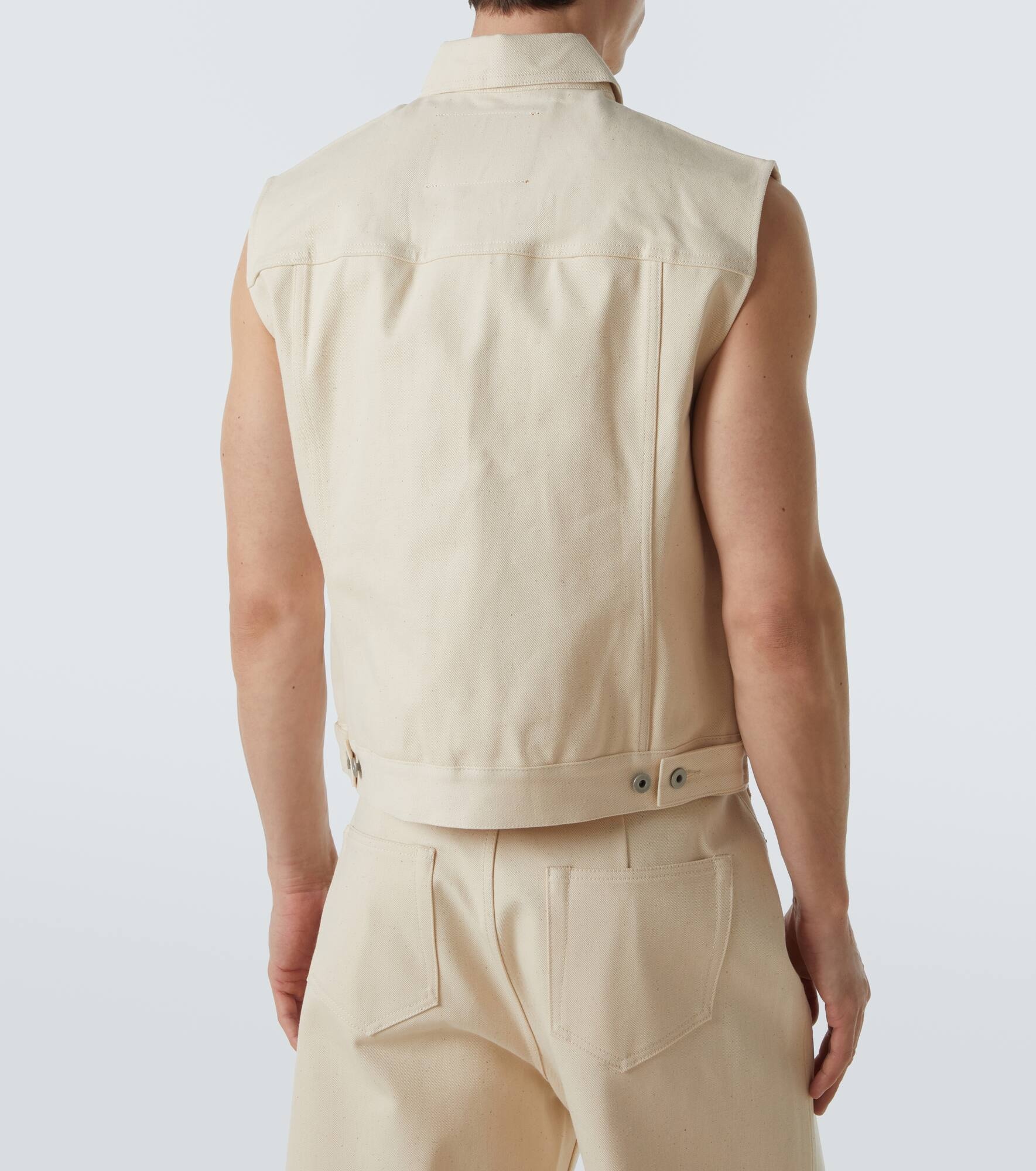 DRKSHDW denim vest - 4