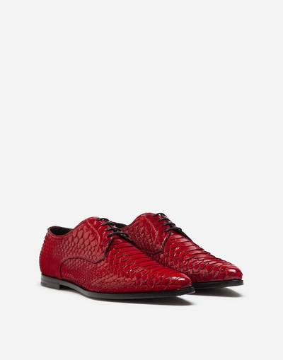 Dolce & Gabbana Python derby shoes outlook