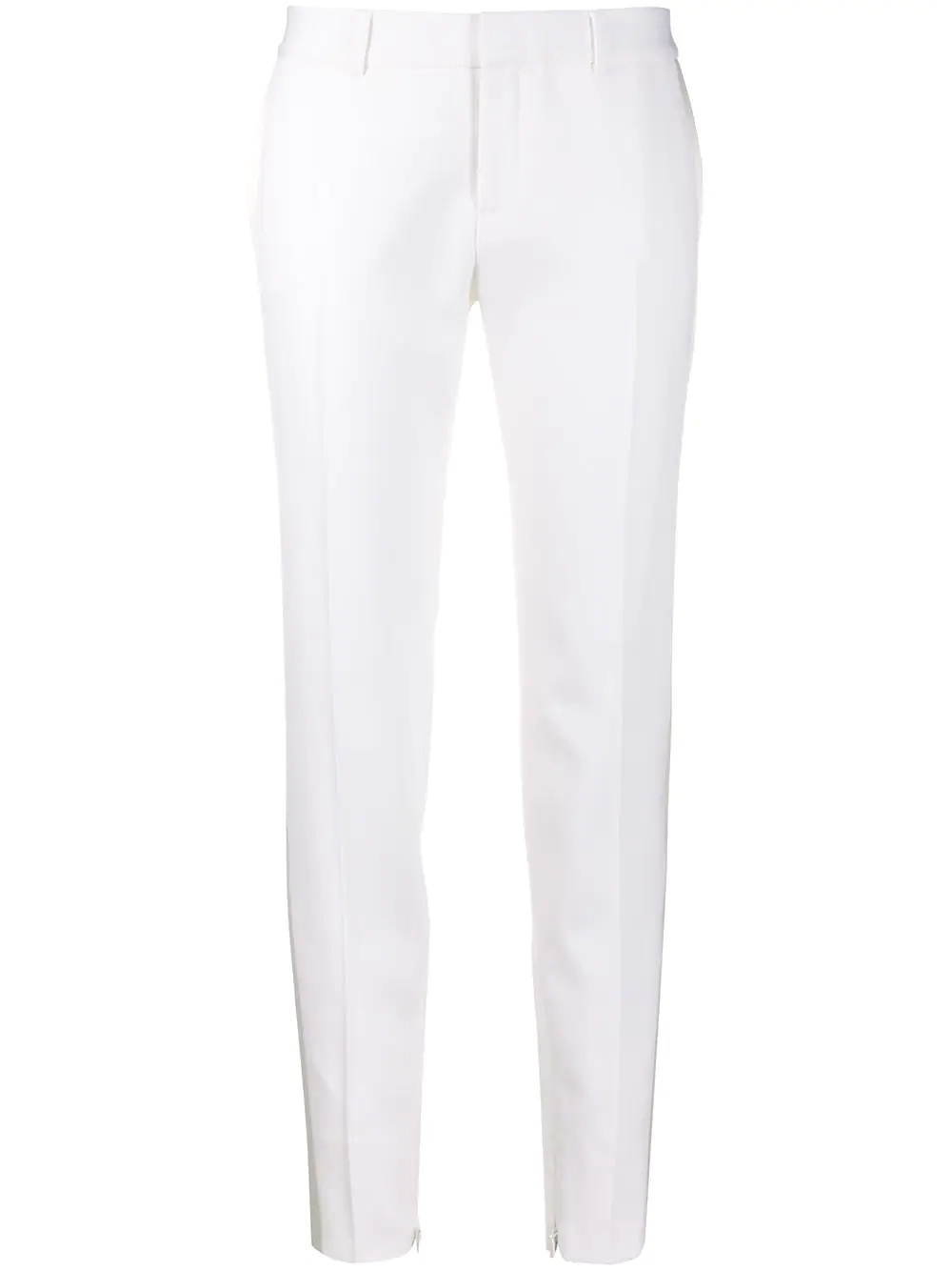 white tapered trousers - 1