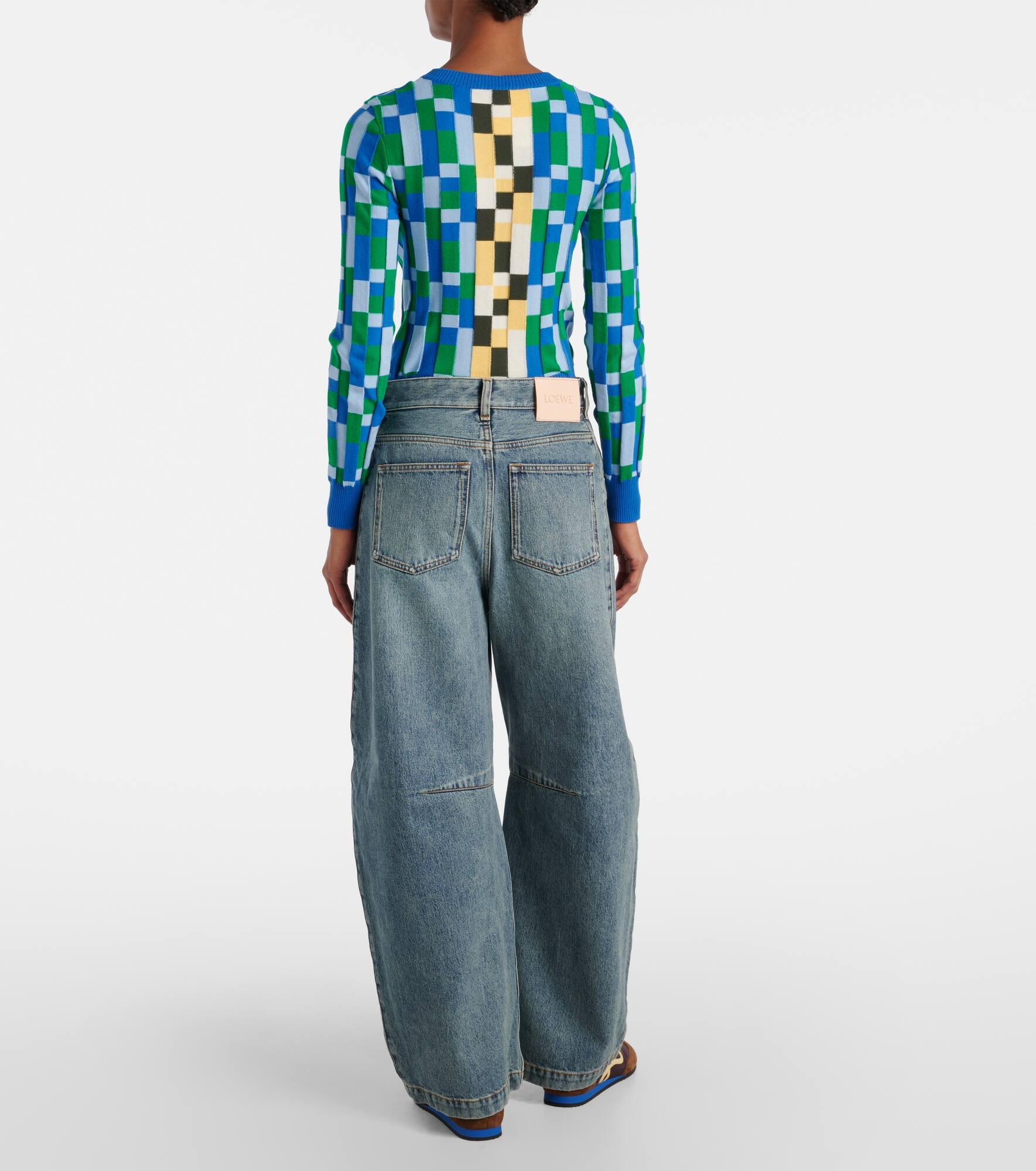 Anagram barrel-leg jeans - 3