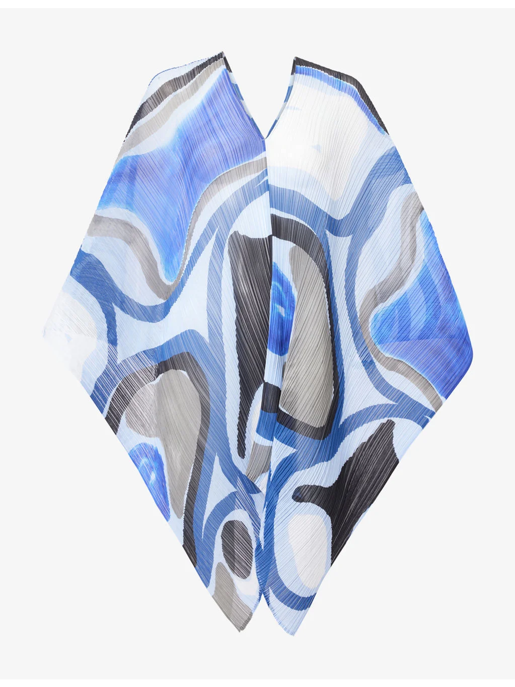 Madame-T Pleated Knitted Stole - 1