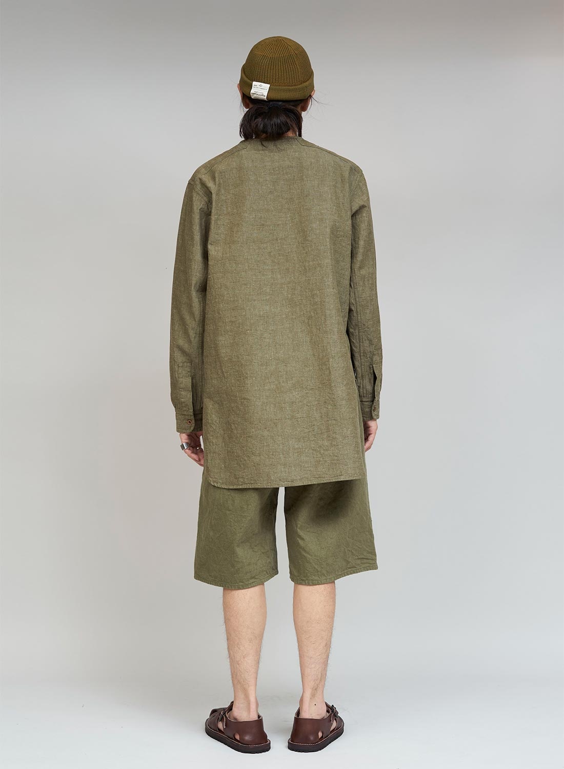 French Army Shirt in Green - 4
