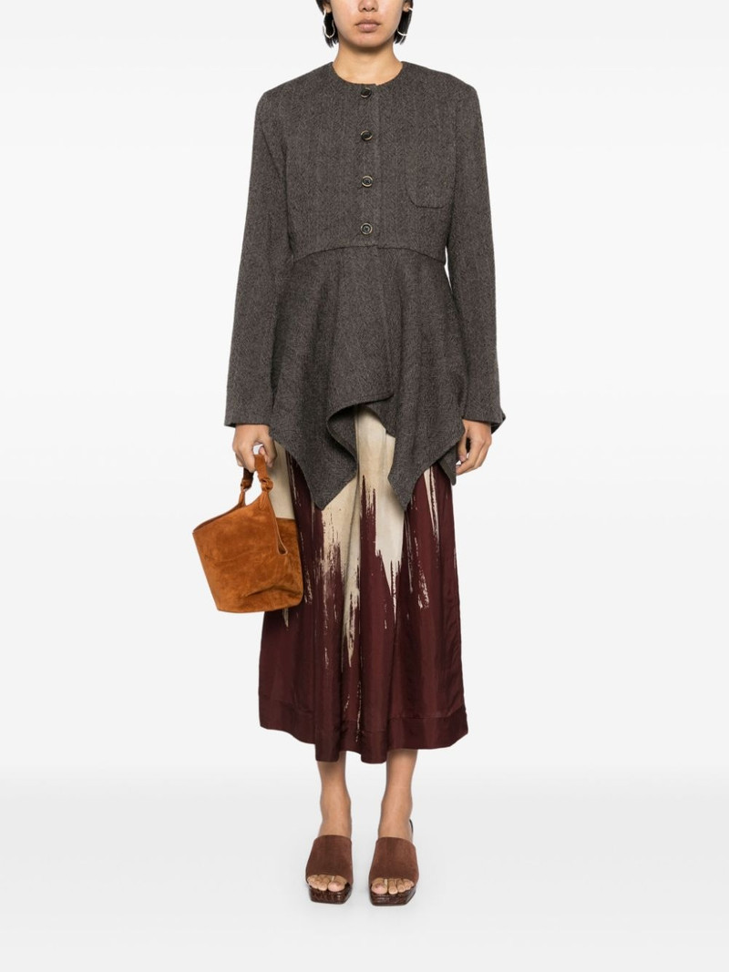 UMA WANG Koney asymmetric-hem jacket outlook